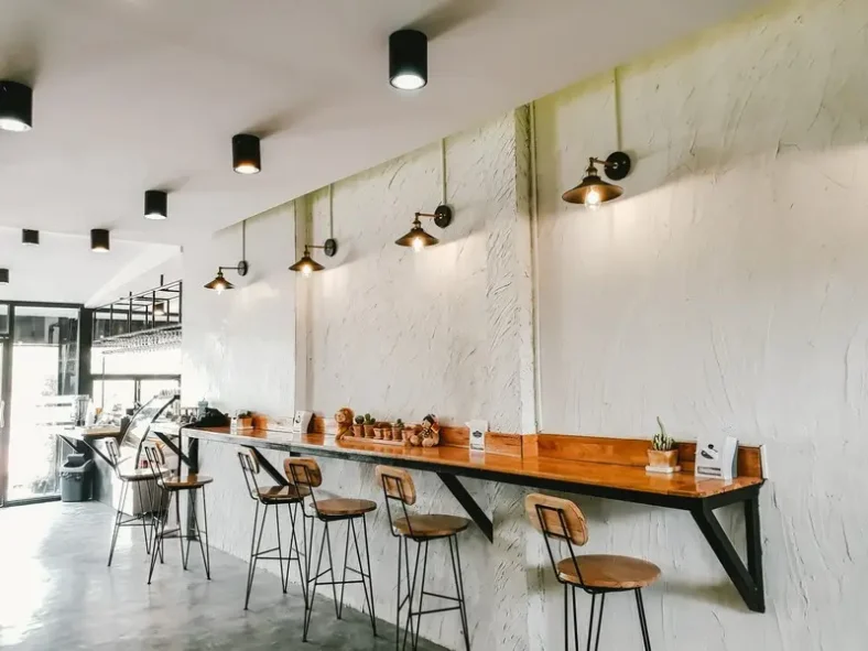 cafe minimalis modern